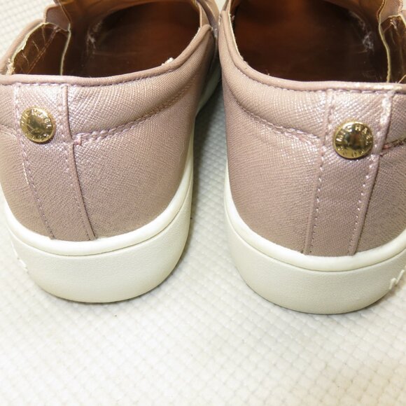 Michael Kors Ivy Cara-888 Rose Gold MK Bling Glitter Crystal Flats Size 5 Shoes - Picture 5 of 12